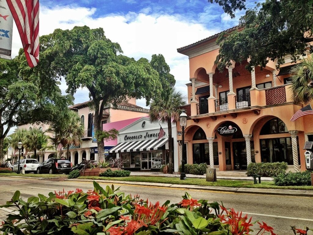 Las Olas Boulevard w Fort Lauderdale nieruchomości