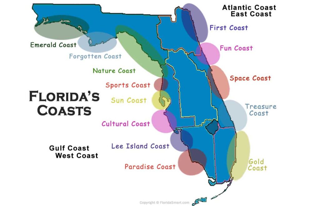 Wybrzeża Florydy