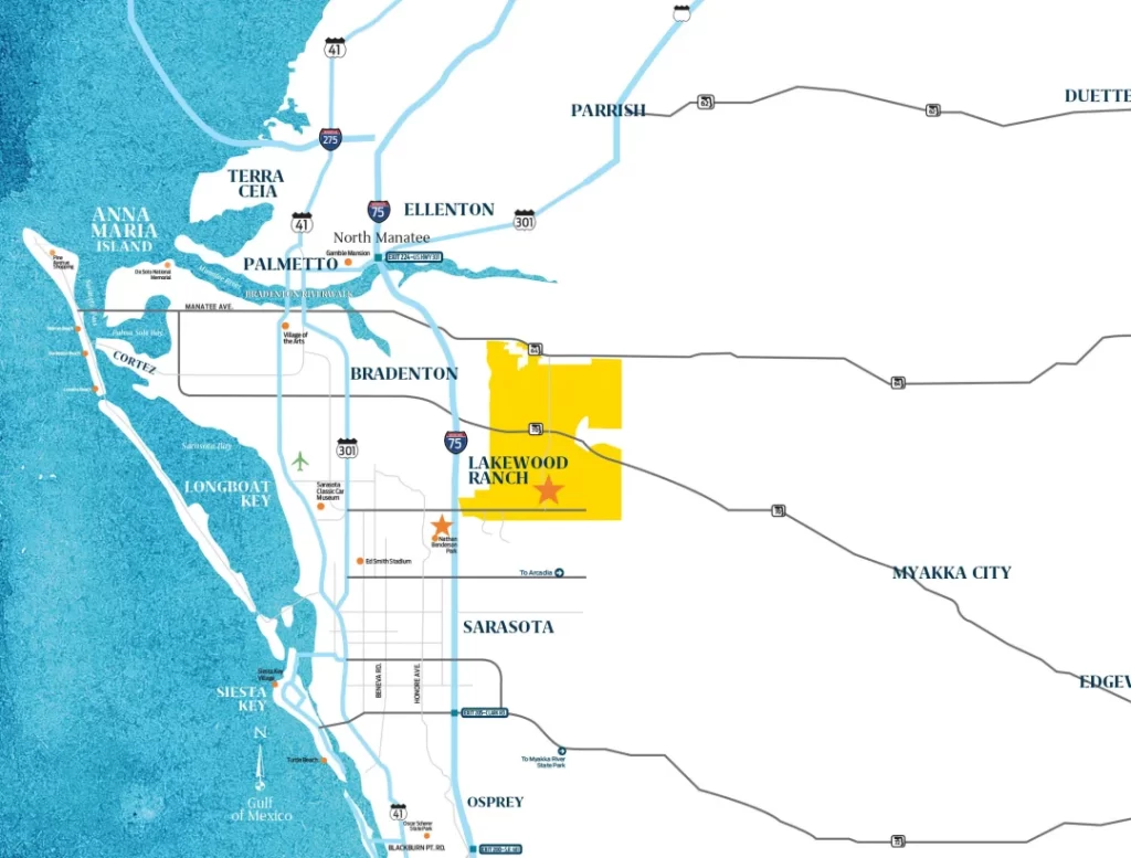 Lakewood Ranch mapa